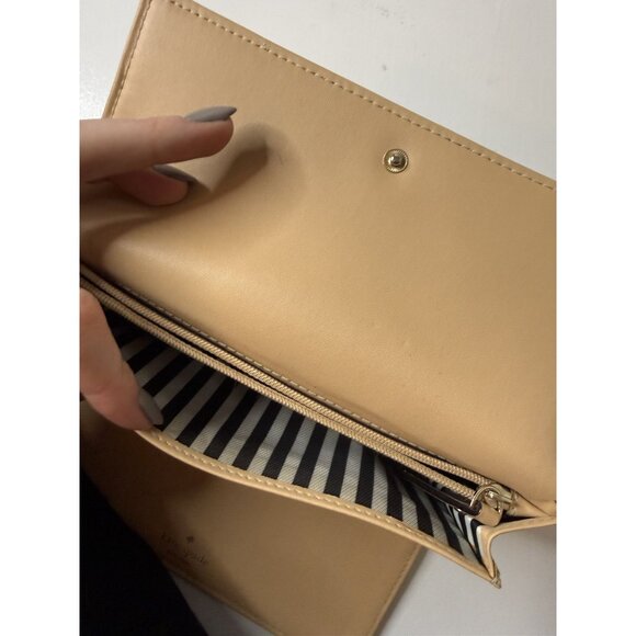 Kate Spade New York Women's Pink and Tan Leather Wallet [jb] - Picture 9 of 11